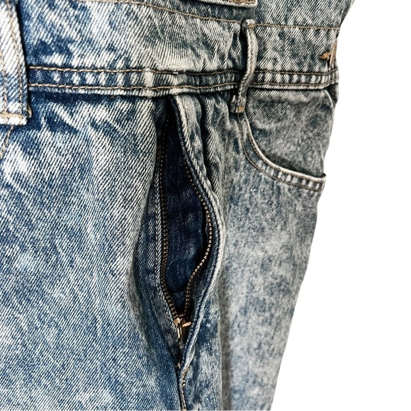 Vintage Guess Kids Size Medium Acid Wash Retro 80’s Denim Jean Overalls - Picture 6 of 12